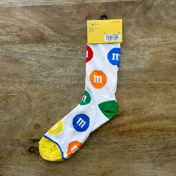 5/$20 NEW Adult M&M's Candy Socks - Picture 2 of 3